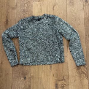 Free Press gold and silver sweater